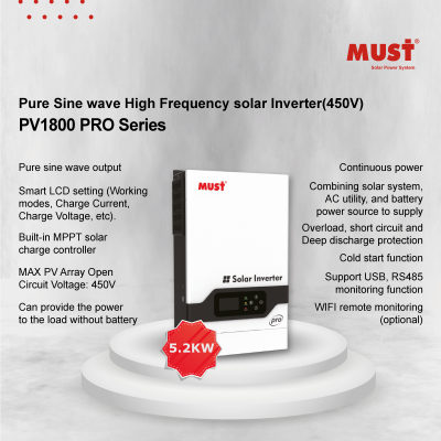 INVERTER MUST 5.2 KW PV1800 PRO SERIES