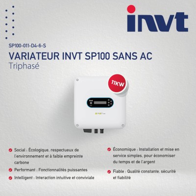 VARIATEUR INVT SP100 SANS AC - 11KW TRIPHASÉ