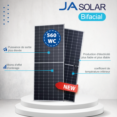 PANNEAU JA SOLAR 560W JAM72D30 LB