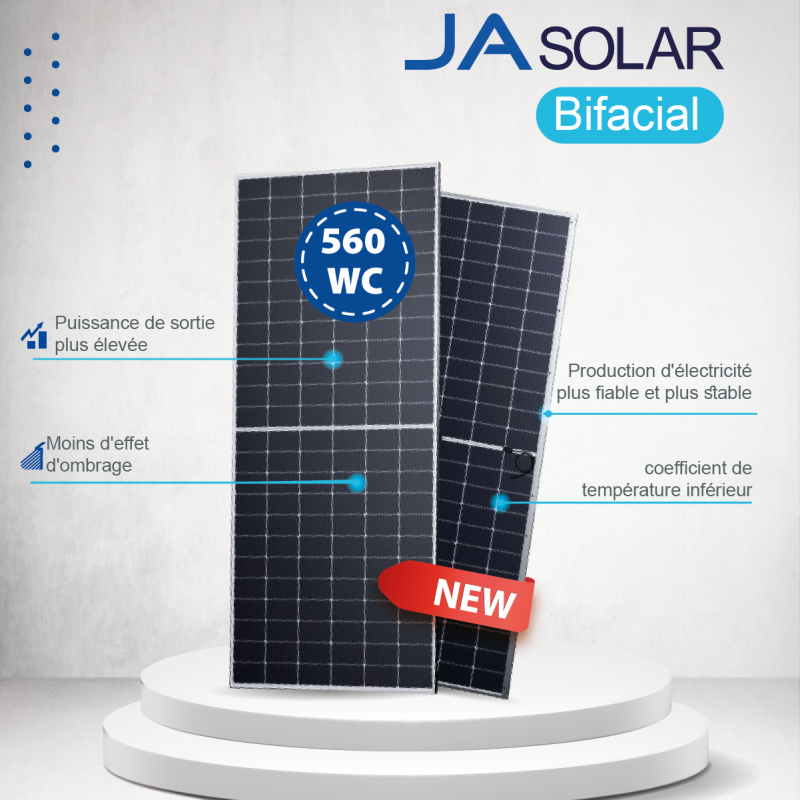PANNEAU JA SOLAR 560W JAM72D30 LB