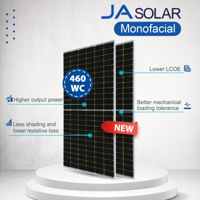 PANNEAU JA SOLAR 460 WC Module demi-cellule JAM72S20 445-470/MR MBB