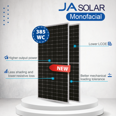 PANNEAU JA SOLAR 385WC Module demi-cellule MBB JAM60S20&nbsp;370-395/MR