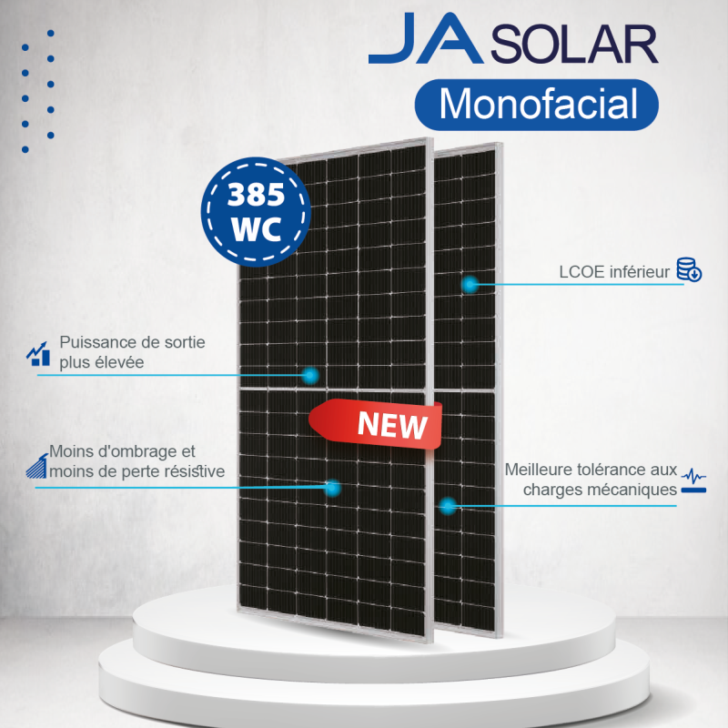 PANNEAU JA SOLAR 385Wc Monofacial JAM60S20 385/MR